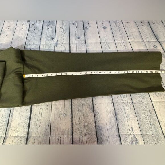Talbots Classic Italian Luxe Light Wool Loden Green Lined Straight Leg Pants 6 - Picture 11 of 11